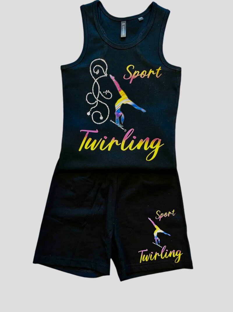 SHORT DECOR TWIRLEUSE MULTICOLORE – Image 2