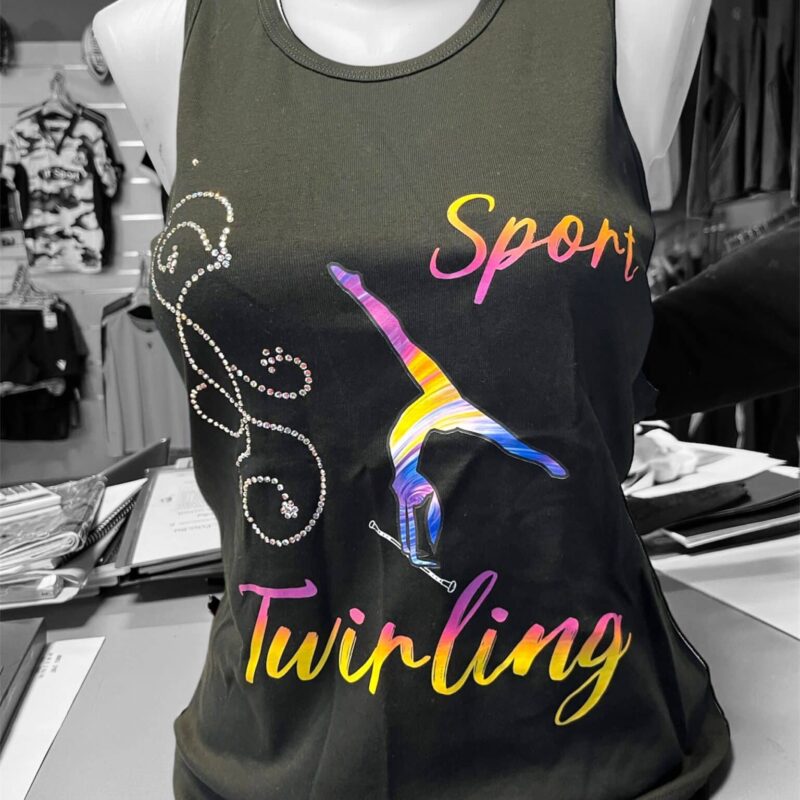 DÉBARDEUR MULTICOLORE  TWIRLING