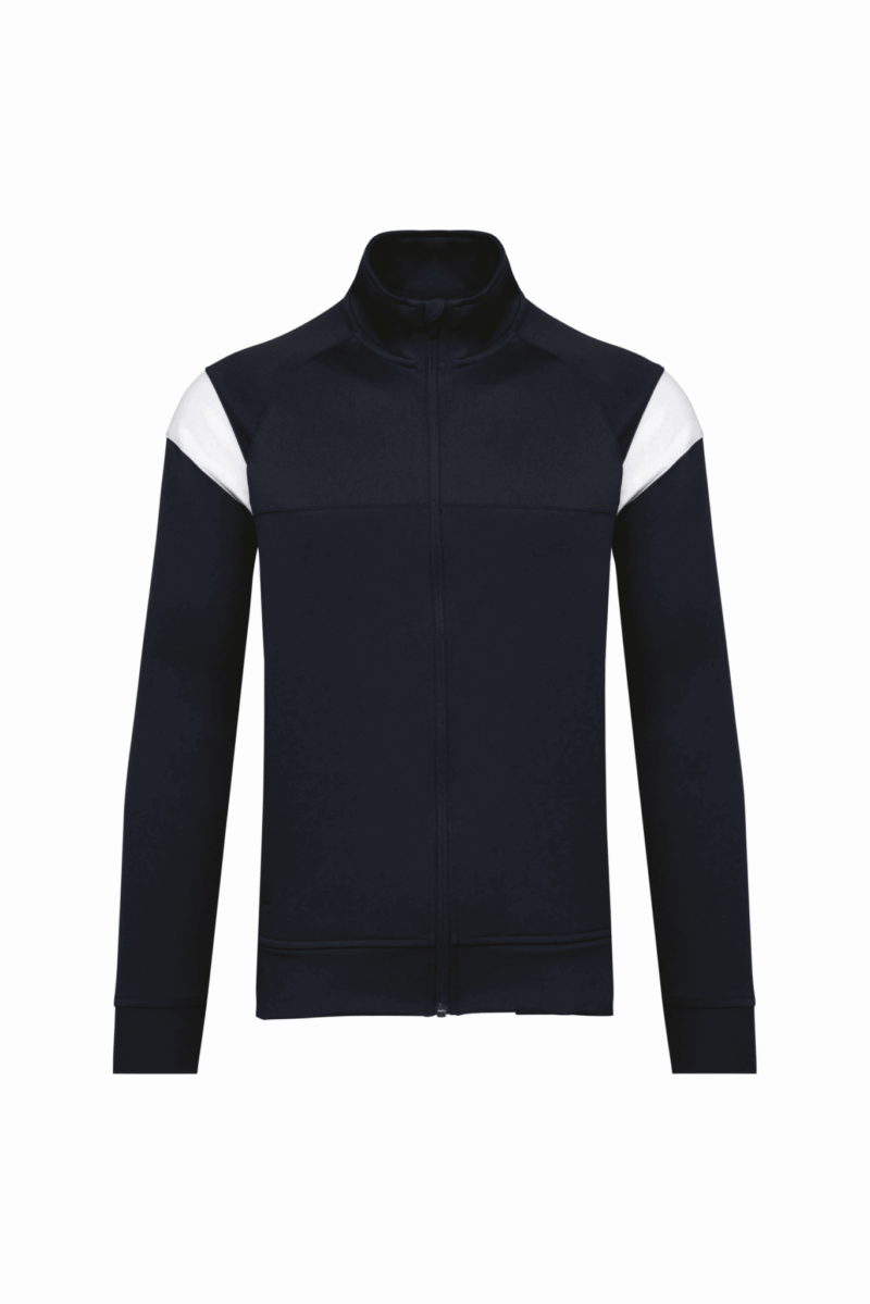 VESTE DE SURVÊTEMENT MARINE ET BLANC