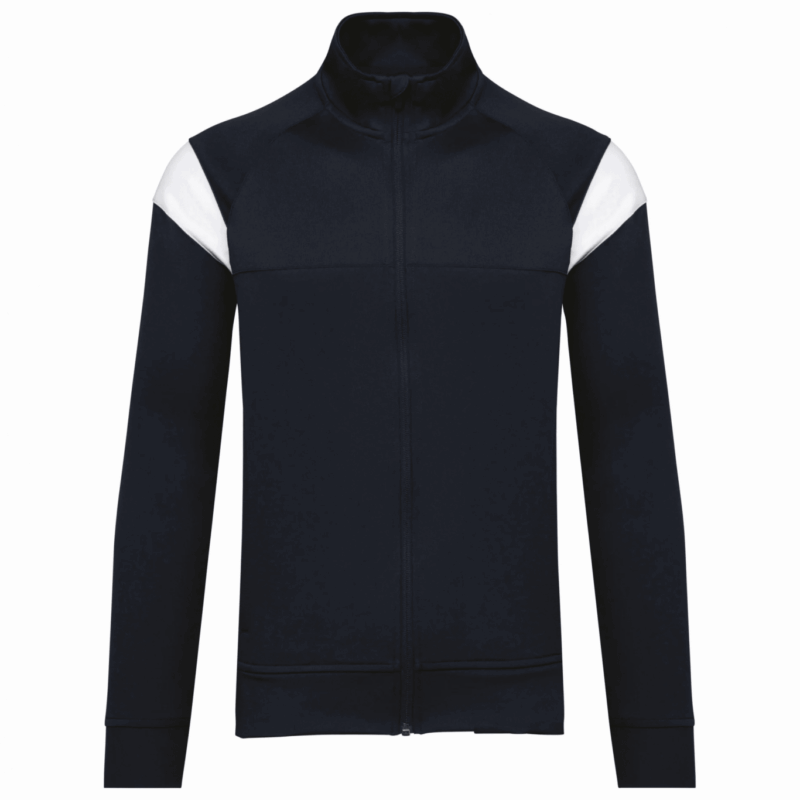 VESTE DE SURVÊTEMENT MARINE ET BLANC