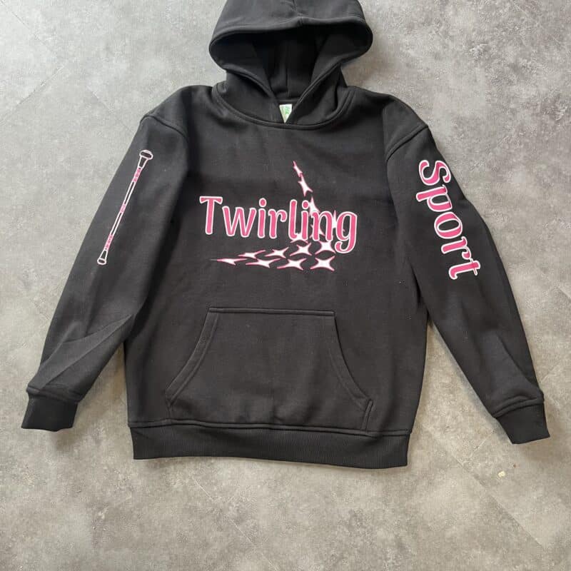 SWEAT CAPUCHE TWIRLING STARS