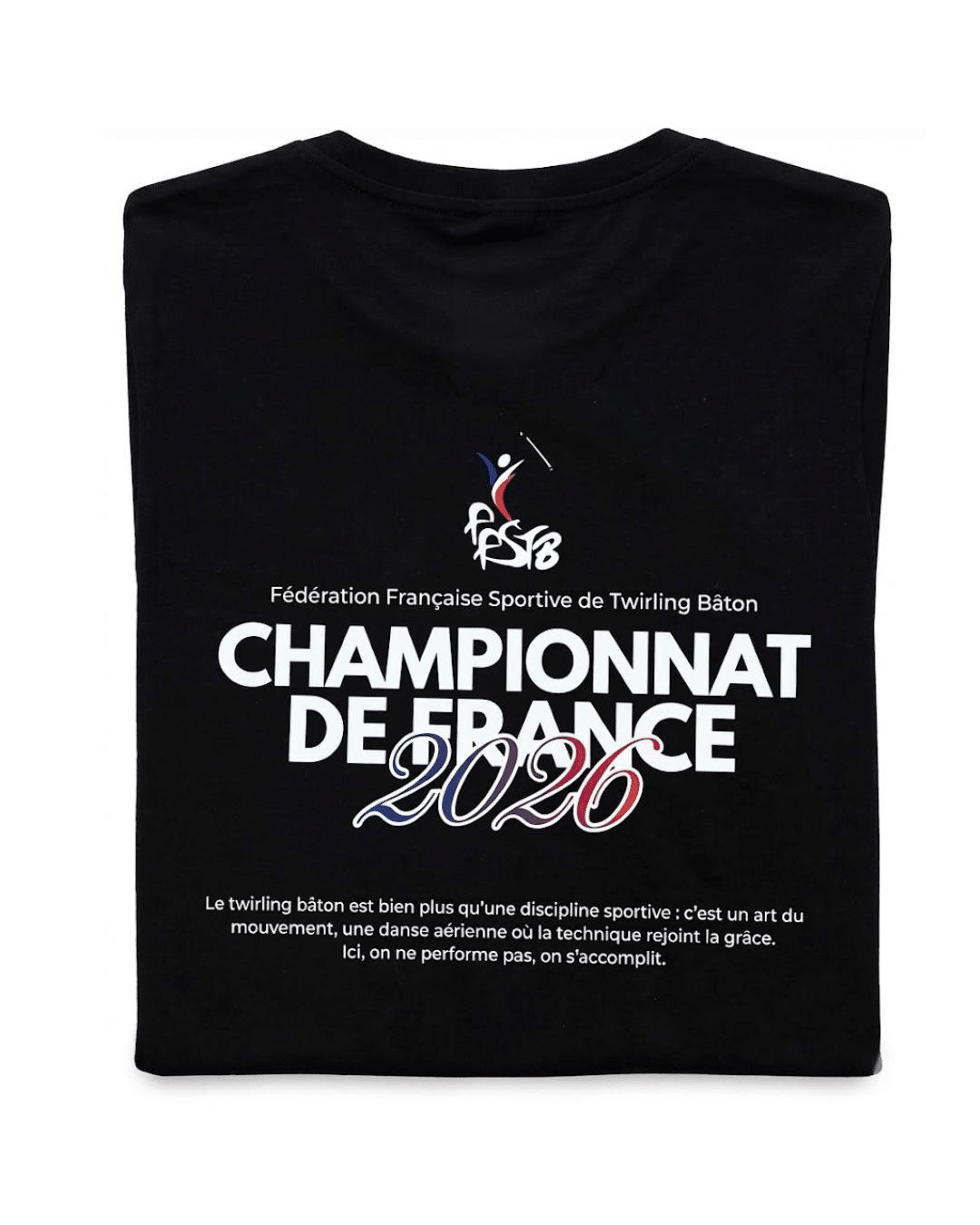 TEE SHIRT OFFICIEL FFSTB DES FINALES 2026 NOIR – Image 2